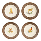 Forest Walk Animal Side/Cocktail Plate, Set of 4