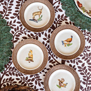 Forest Walk Animal Side/Cocktail Plate, Set of 4