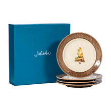 Forest Walk Animal Side/Cocktail Plate, Set of 4