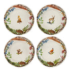 Forest Walk Animal Dessert/Salad Plate, Set of 4