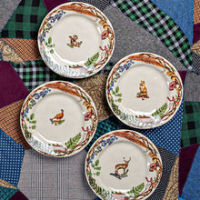 Forest Walk Animal Dessert/Salad Plate, Set of 4