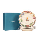 Forest Walk Animal Dessert/Salad Plate, Set of 4