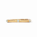 Catalina Gold Stone Hinge Bangle