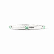 Catalina Silver Stone Hinge Bangle