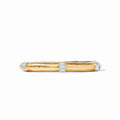 Catalina Gold Stone Hinge Bangle