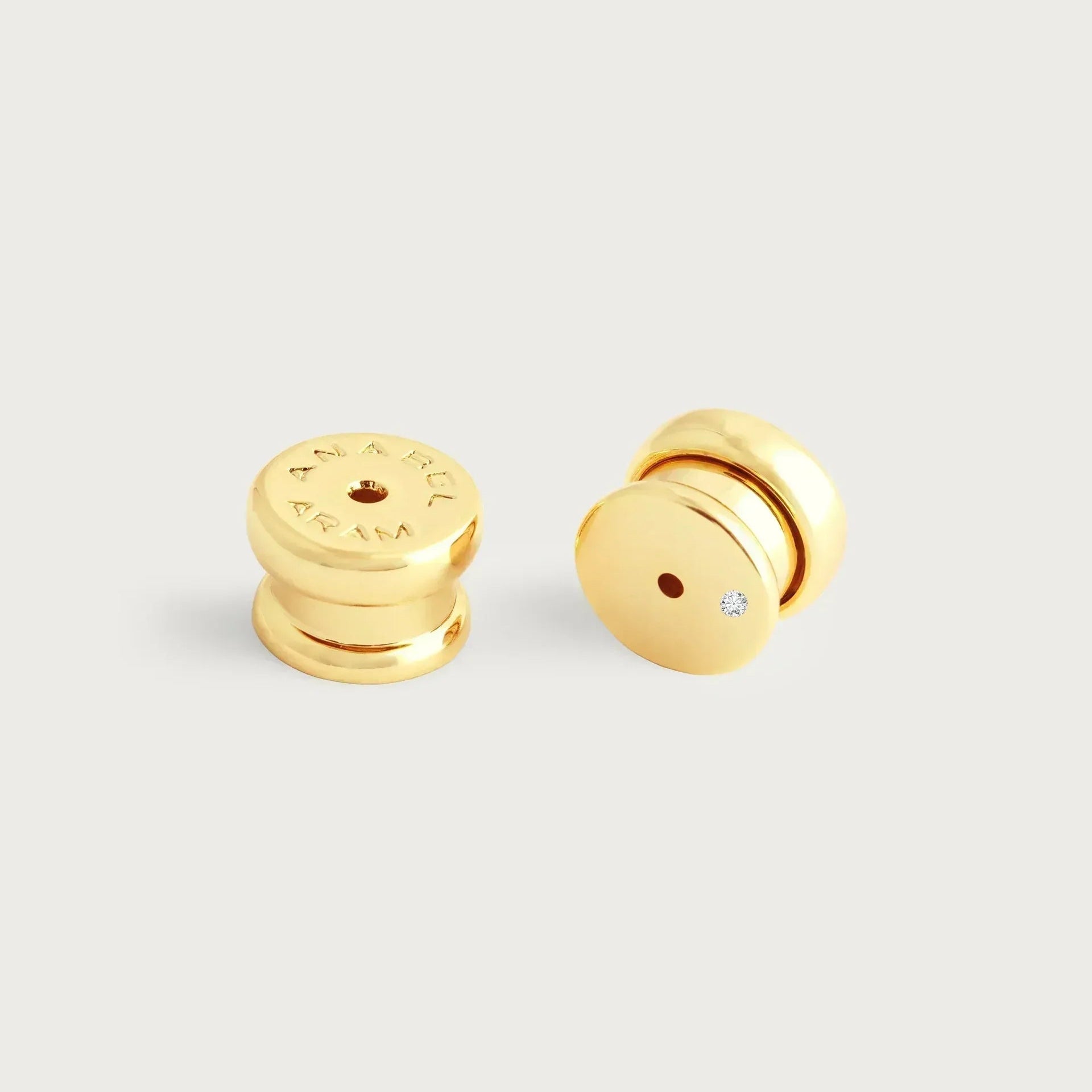 Orchid Gold Stud Earrings