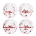 Country Estate Party Plate, Assorted Set of 4