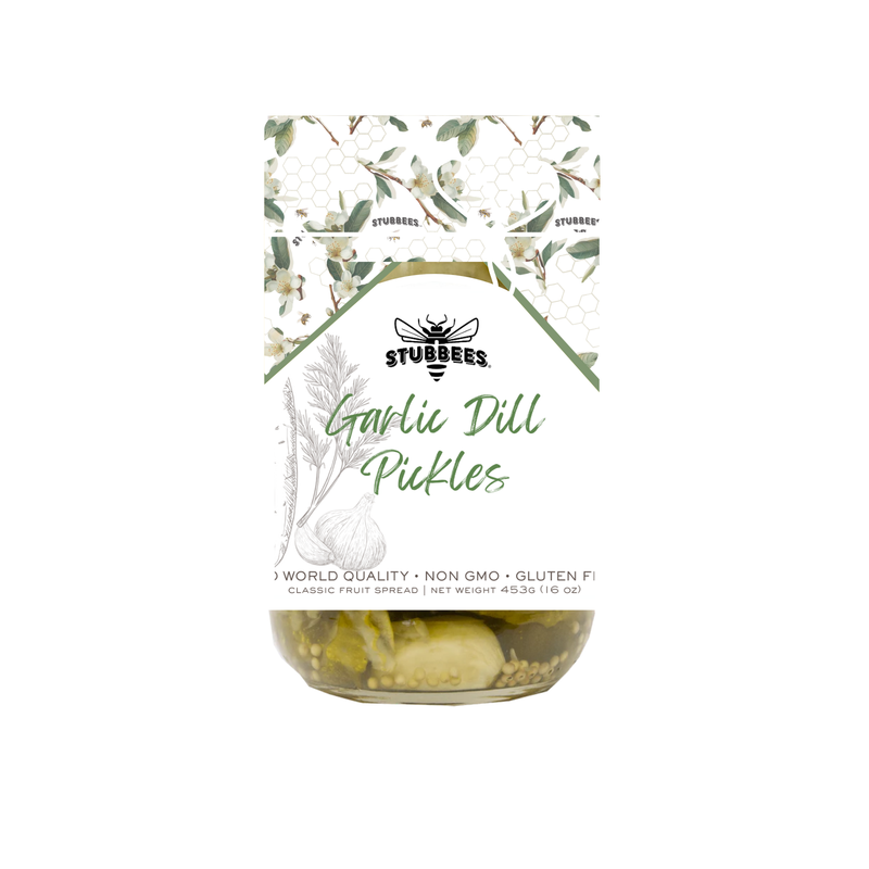 Homestead Preserves Garlic & Dill Pickles