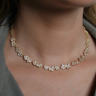 Orchid Pavé Necklace