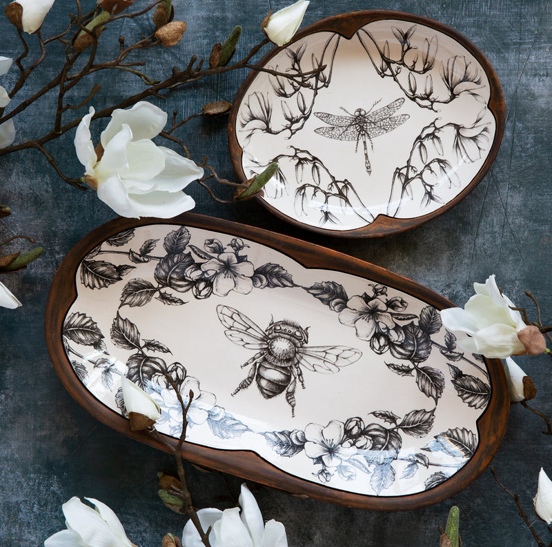 Honey Bee Rectangular Serving Dish