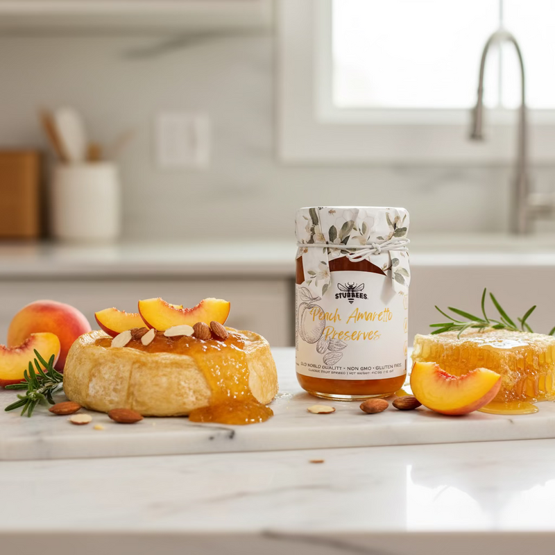 Homestead Preserves Peach Amaretto Preserves