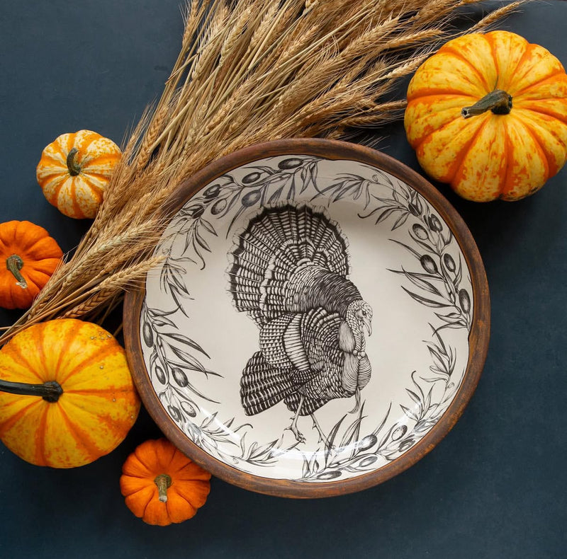 Turkey Small Round Platter