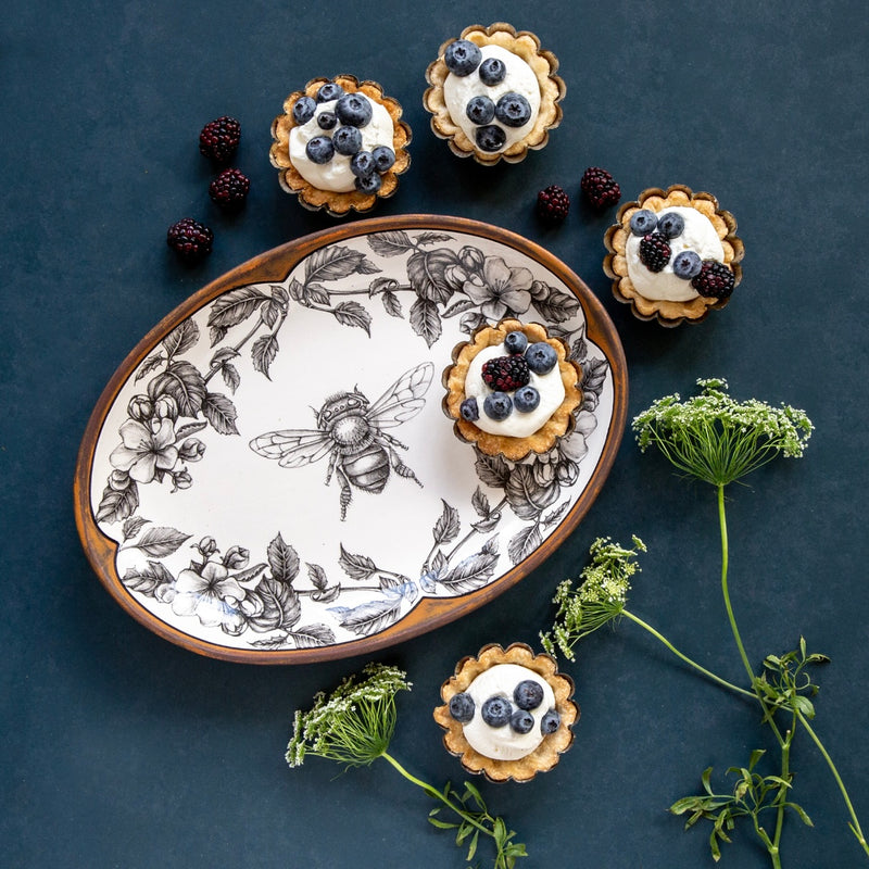 Honey Bee Oval Platter