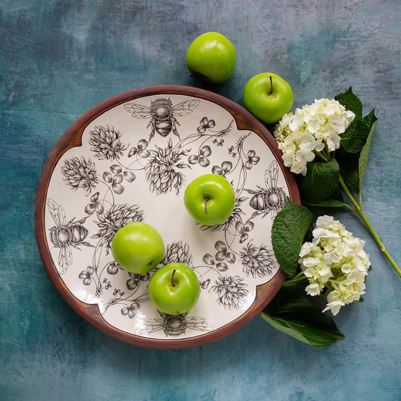 Honey Bee Large Round Platter