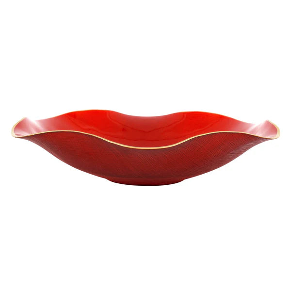 Holiday Glass Medium Serving Bowl