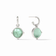 Honeybee Silver Hoop & Charm Earring