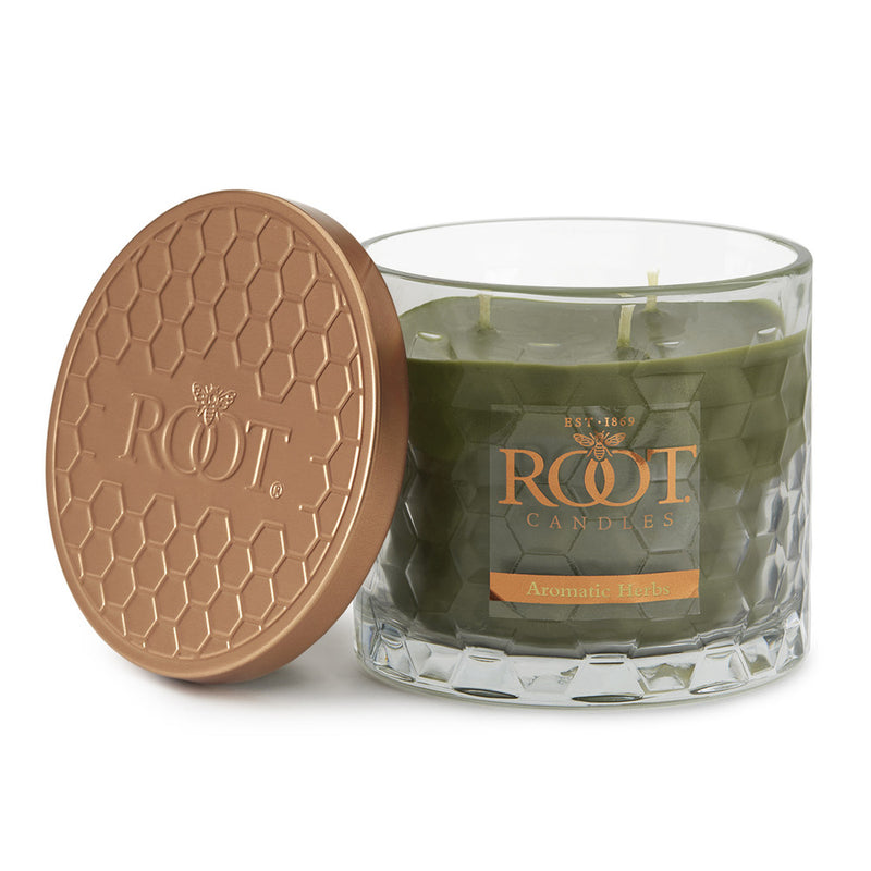 Aromatic Herbs 3-Wick Honeycomb Candle