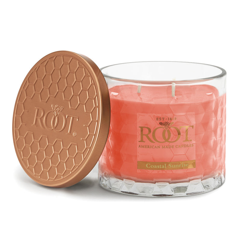 Coastal Sunrise 3-Wick Honeycomb Candle