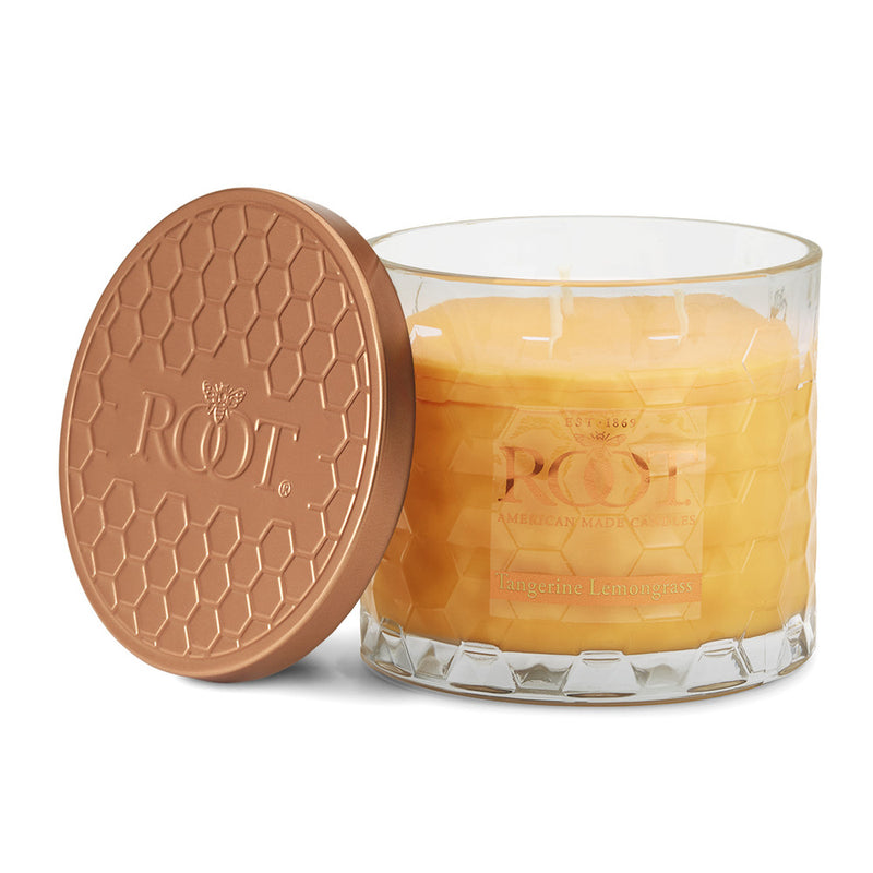 Tangerine Lemongrass 3-Wick Honeycomb Candle