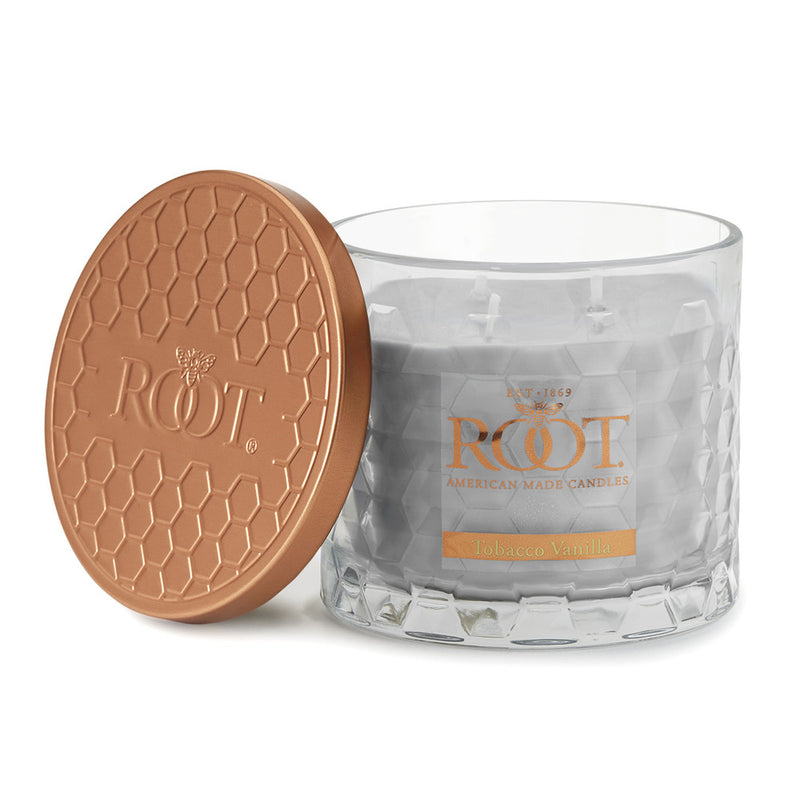 Tobacco Vanilla 3-Wick Honeycomb Candle