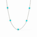 Hydra Silver Delicate Station Necklace