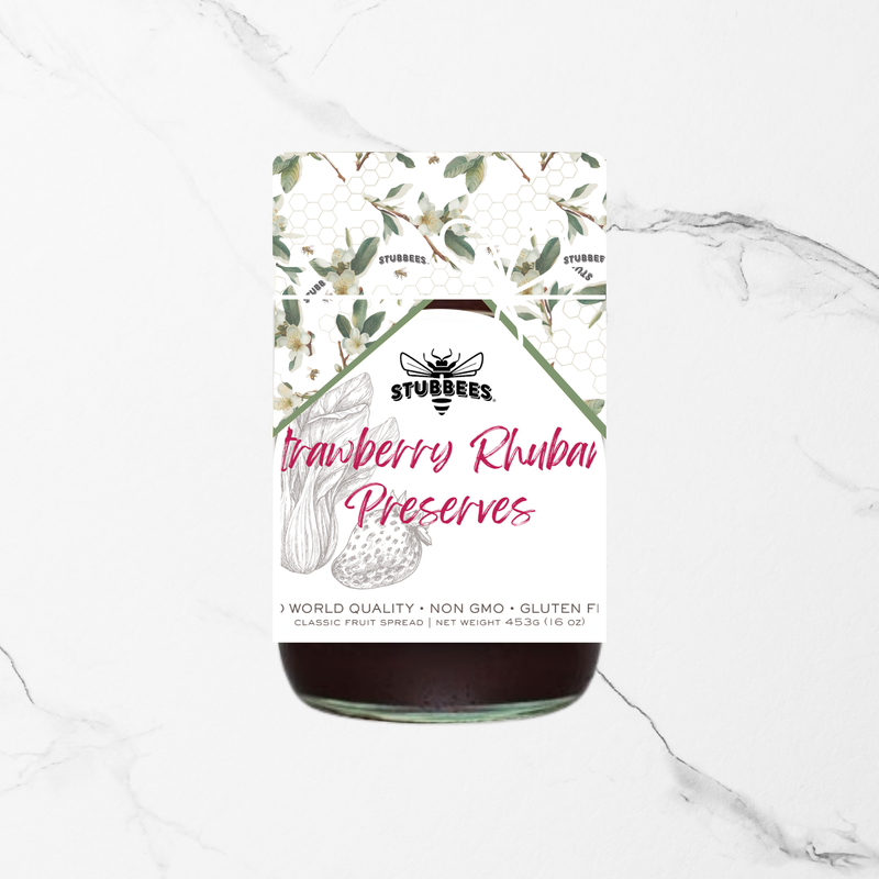 Homestead Preserves Strawberry Rhubarb Preserves