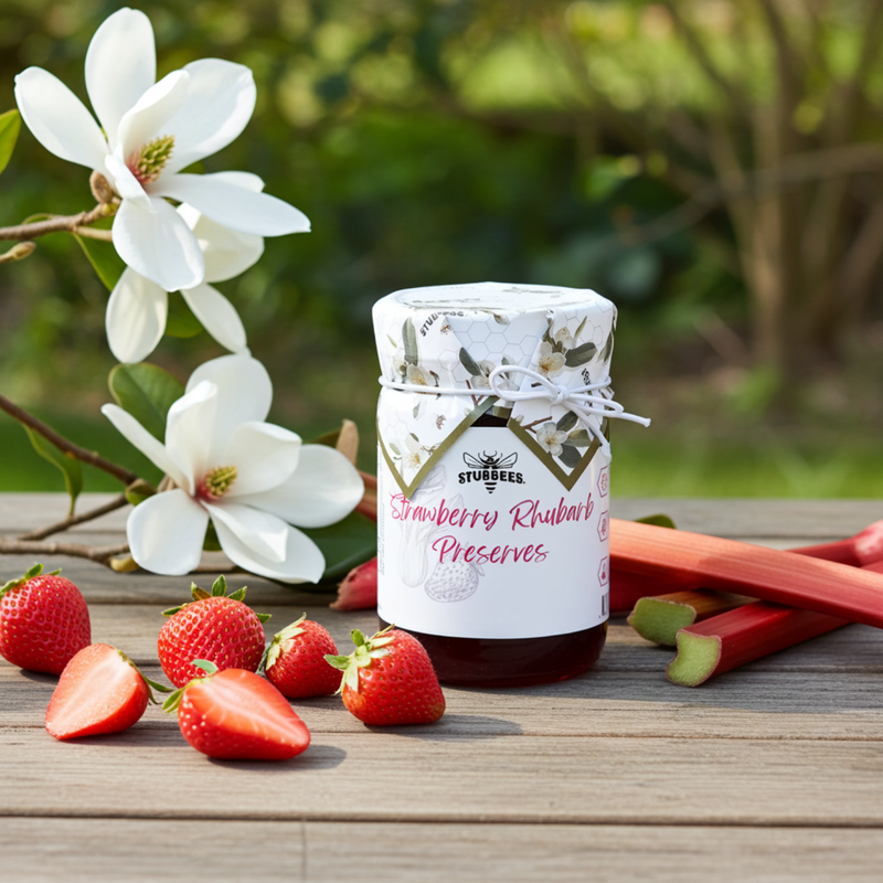 Homestead Preserves Strawberry Rhubarb Preserves
