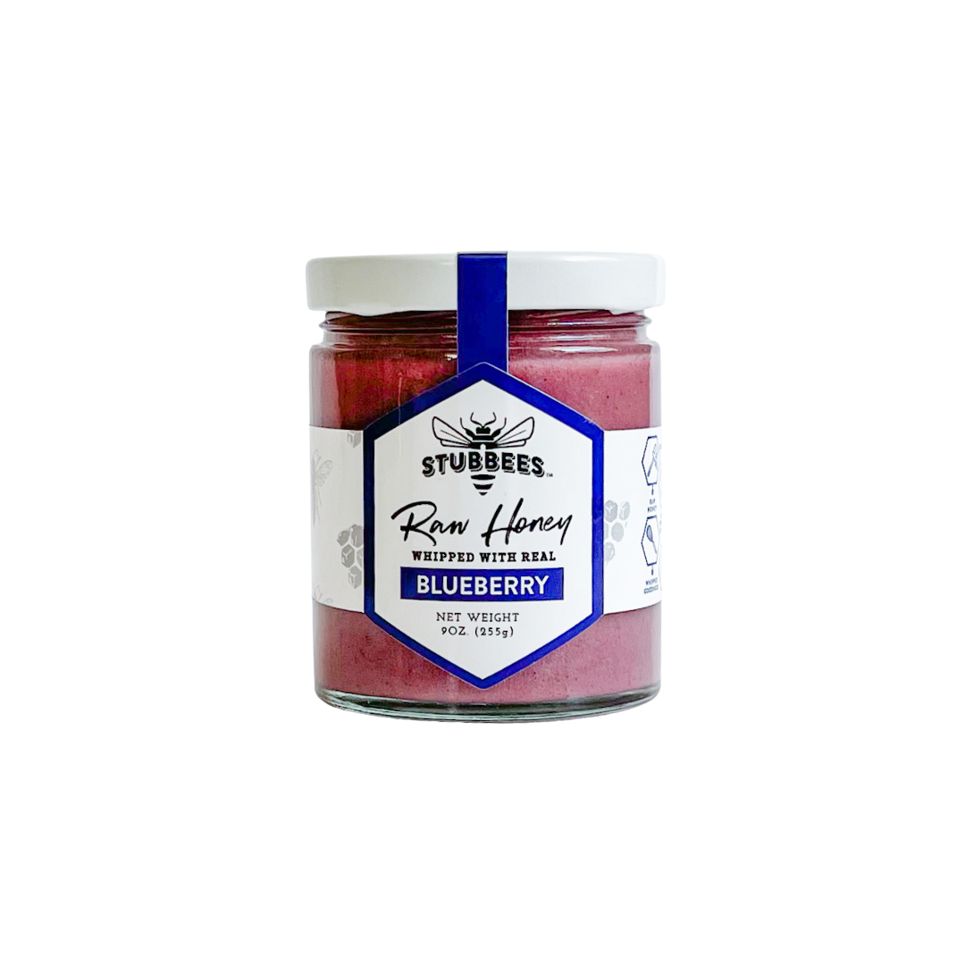 Blueberry Whipped Raw Honey
