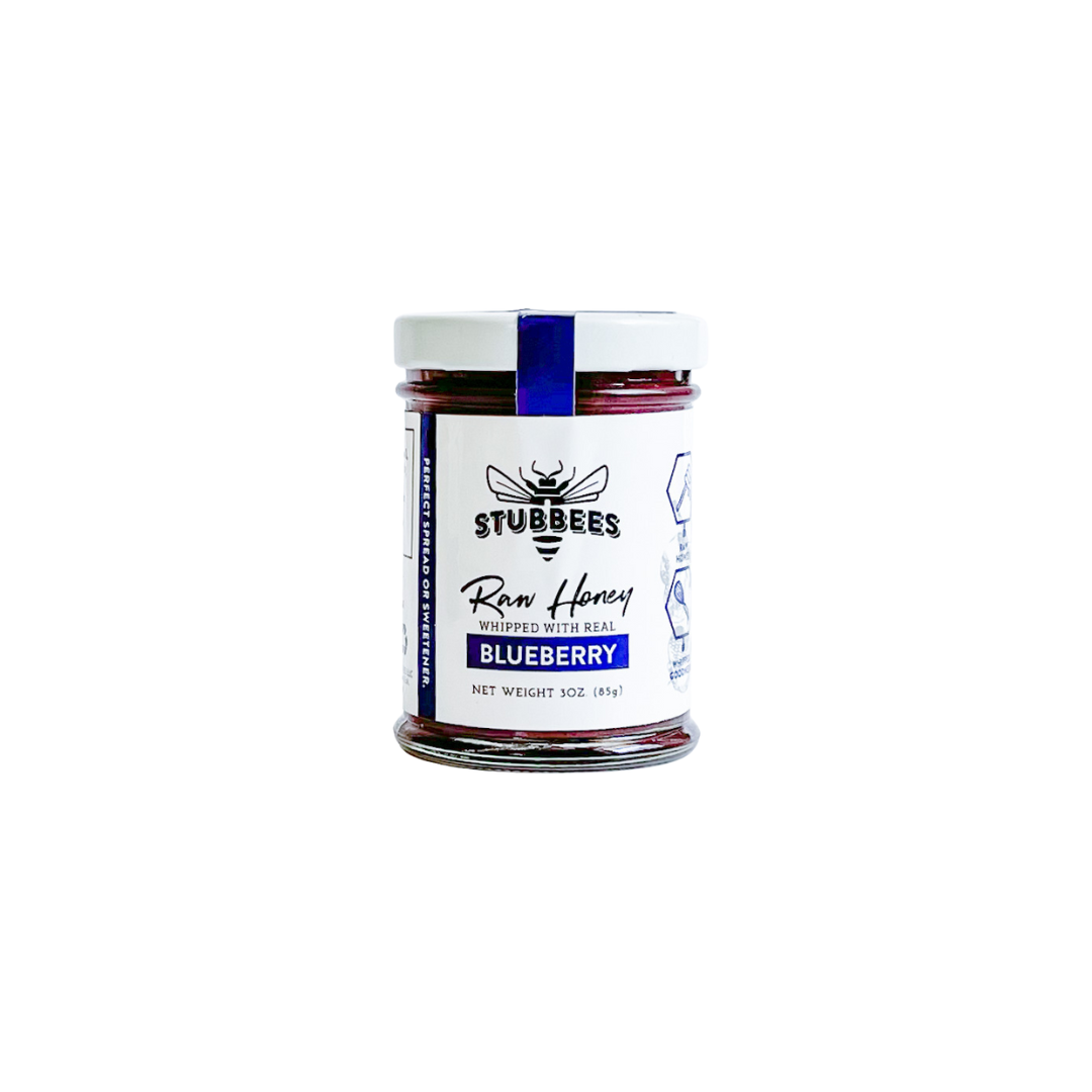 Blueberry Whipped Raw Honey