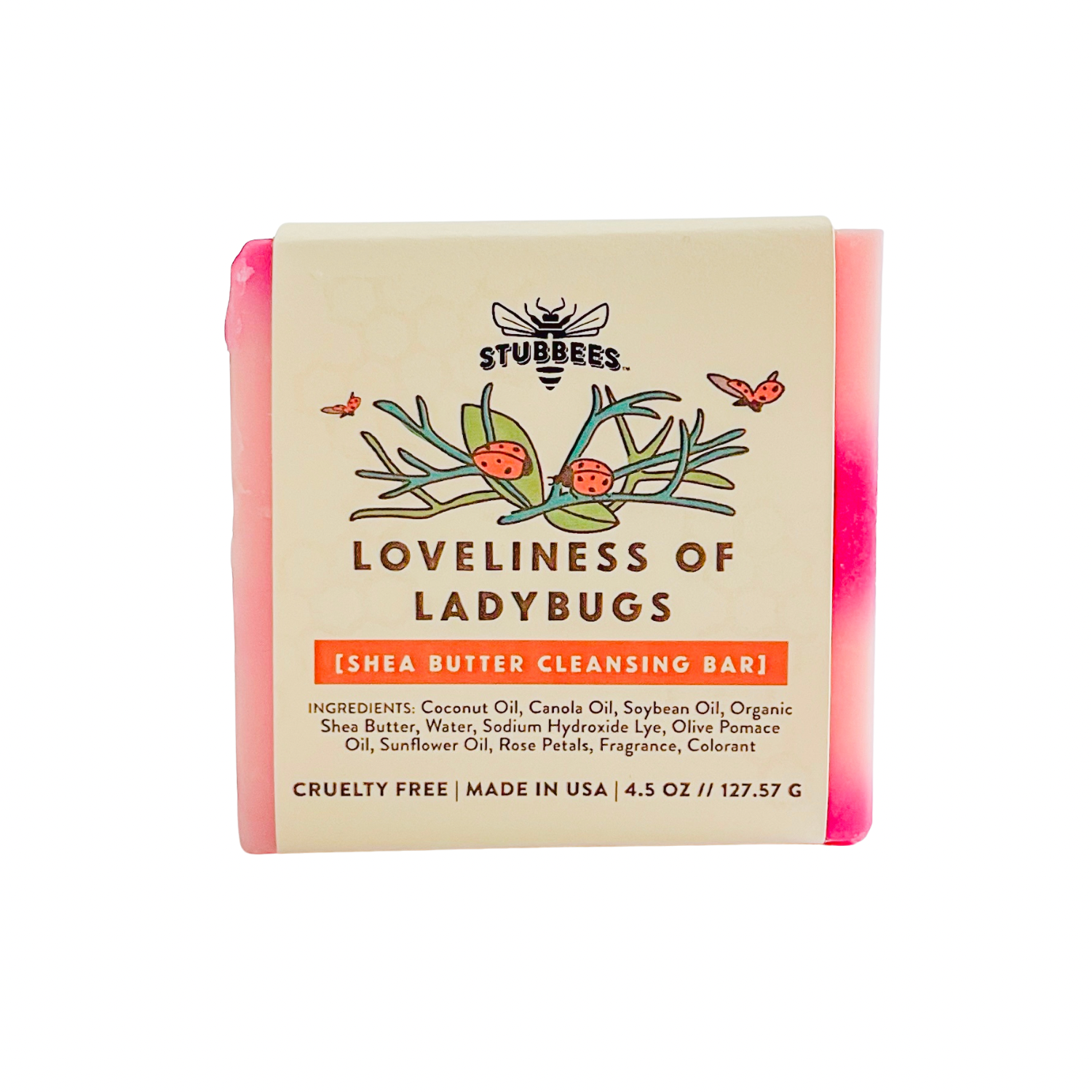 Loveliness Of Ladybugs Bar Soap