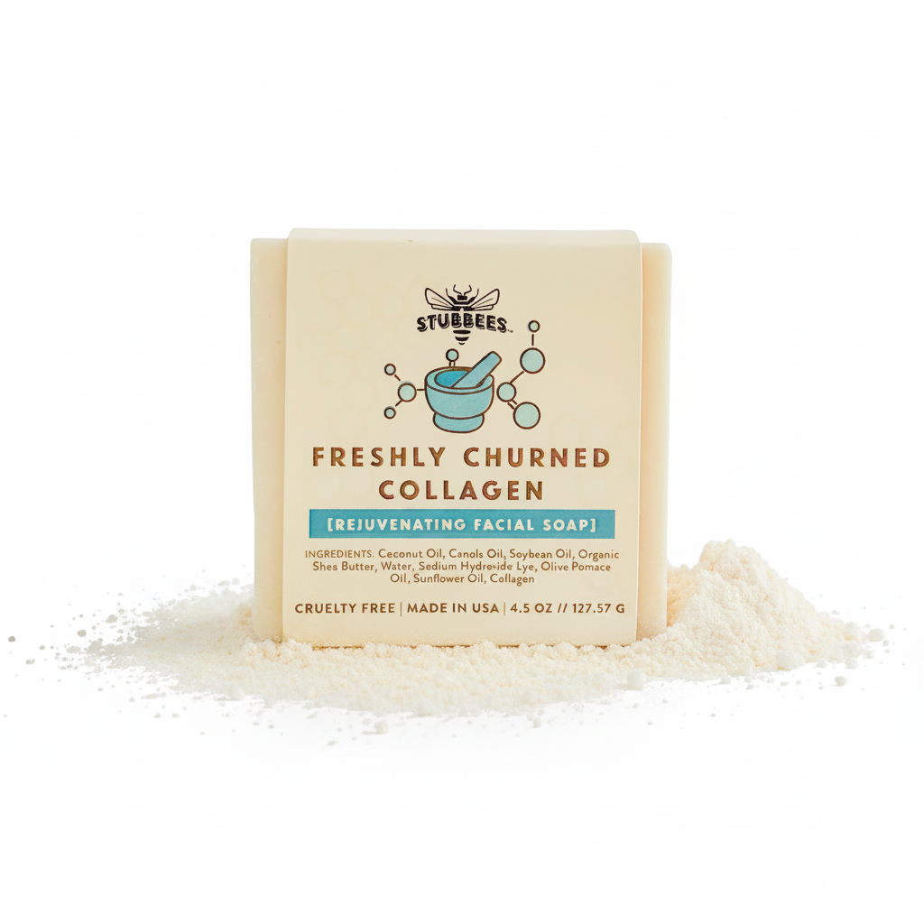 Freshly Churned Collagen Facial Soap