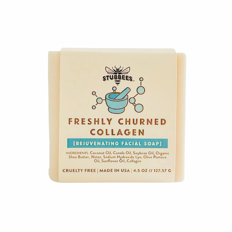 Freshly Churned Collagen Facial Soap