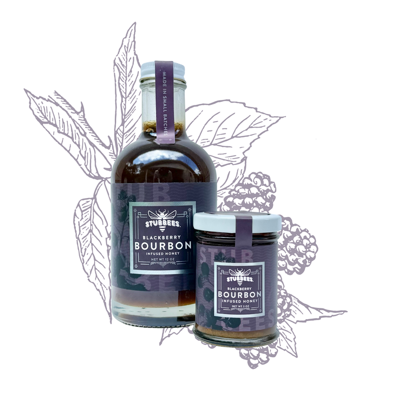 Blackberry Bourbon Infused Honey