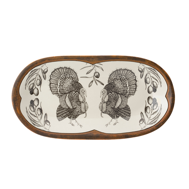 Turkey Rectangular Serving Dish