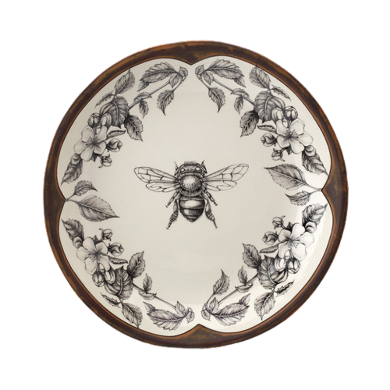 Honey Bee Small Round Platter