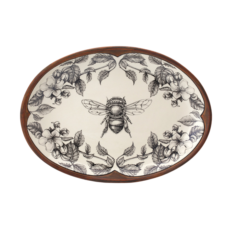 Honey Bee Oval Platter