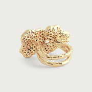 Orchid Double Pink Pavé Ring