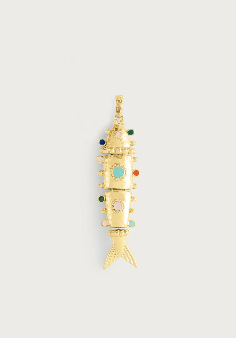 Milos Large Fish Charm