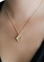 Wildflowers Gold Pendant Necklace