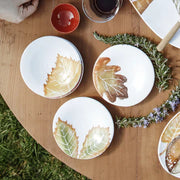 Autunno Chestnut Leaf Canape Plate