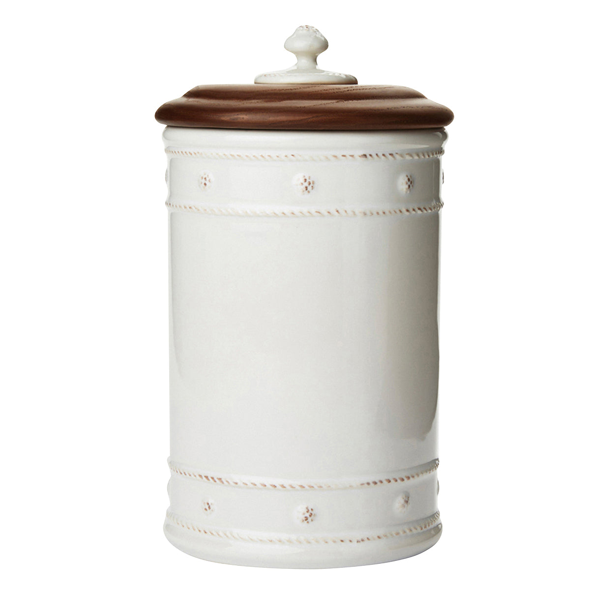 Berry & Thread 10" Canister with Wooden Lid