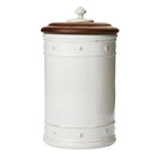 Berry & Thread 10" Canister with Wooden Lid