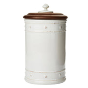 Berry & Thread 10" Canister with Wooden Lid