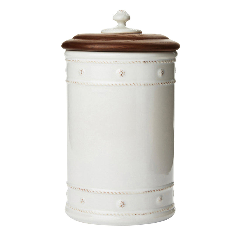 Berry & Thread 10" Canister with Wooden Lid