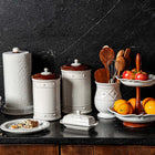 Berry & Thread 11.5" Canister with Wooden Lid