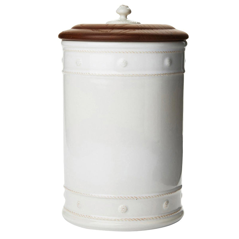 Berry & Thread 13" Canister with Wooden Lid
