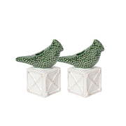 Berry & Thread Bird Topiary Candlestick Set