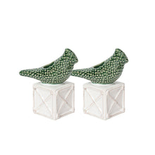 Berry & Thread Bird Topiary Candlestick Set
