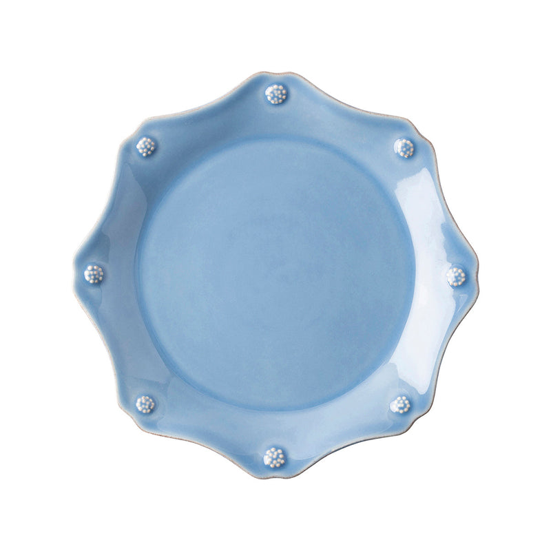 Berry & Thread Scalloped Dessert/Salad Plate