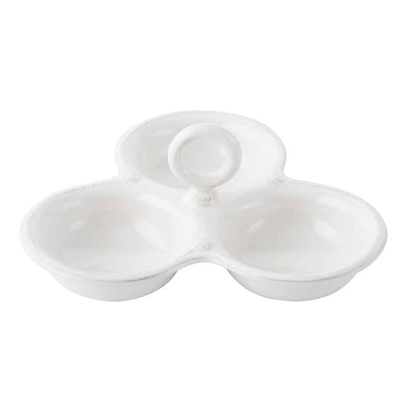 Berry & Thread Triple Bowl Server